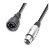 Cameo Adapter Cable for IP65 Outdoor Projector IP65 Plug to XLR female 3 Pin