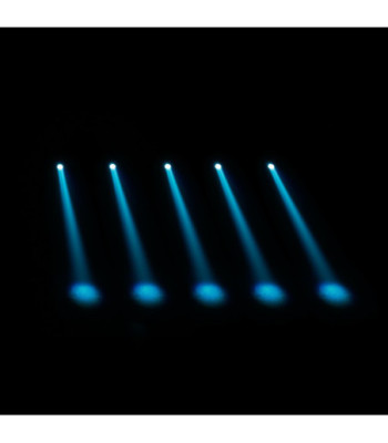 Cameo Compact Spot Light With 15W RGBW LED In Black Housing