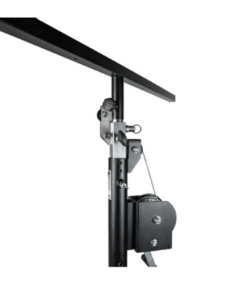 Wind up stand with T-Bar black