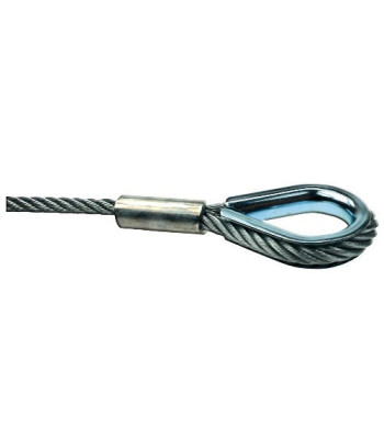 Safety Rope 5 mm length 5 m for S50S Wire Clip for Ropes 4 - 5 mm