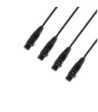 Audio & DMX Multicore | Adam Hall® 4 XLR 3-pole Female x Cat.6a