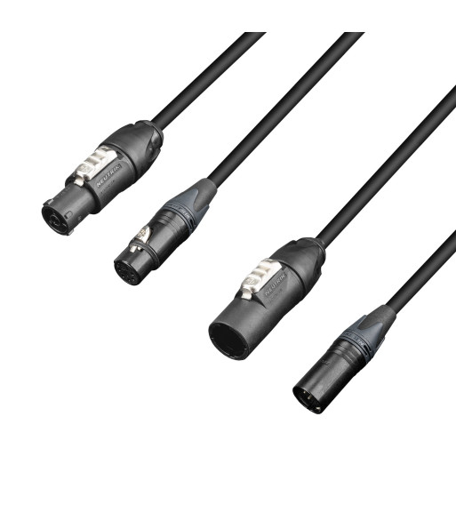 Hybrid Cable | Power &  DMX | Neutrik® XLR 5-pole x TRUE1® | 5 m