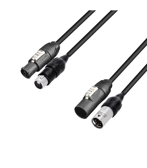 Hybrid Cable | Poer & DMX | Neutrik® XLR 5-pole IP65 x TRUE1® | 3 m