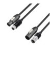 Hybrid Cable | Power &  DMX | Neutrik® XLR 5-pole IP65 x TRUE1® | 1.5 m