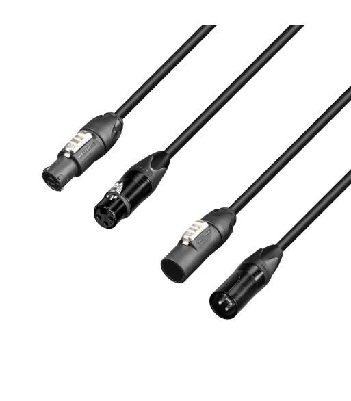 Hybrid Cable | Power & DMX | Neutrik® XLR 3-pole x TRUE1® | 1.5 m