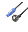 Power Cable | Adam Hall® K4CPFIN x CEE 7/7 | 3 m