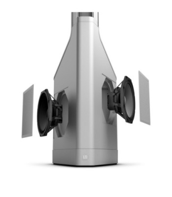 LD Systems Powered Column PA System by Porsche Design Studio in Platinum Grey