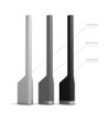 LD Systems Powered Column PA System by Porsche Design Studio in Platinum Grey