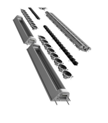 LD Systems Powered Column PA System by Porsche Design Studio in Platinum Grey