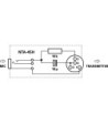 Mini XLR-hun jack adpt. - NTA-4SH Monacor