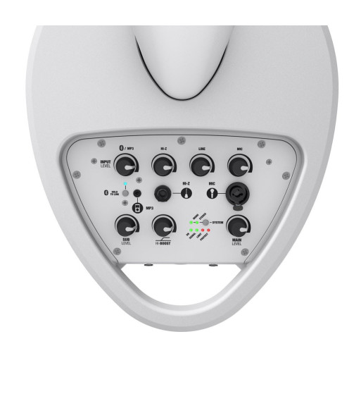 LD Systems Ultra-Portable Battery-Powered Column PA System white - 5200 mAh
