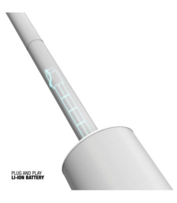 LD Systems Ultra-Portable Battery-Powered Column PA System white - 5200 mAh