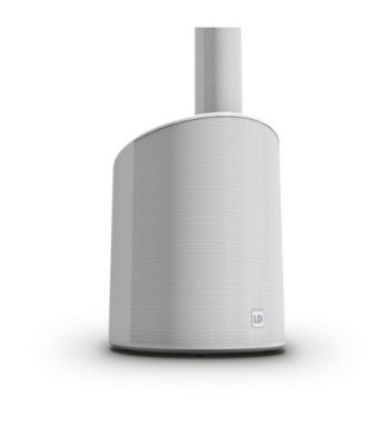 LD Systems Ultra-portable Battery-powered Column PA System White - 3200 mAh Version
