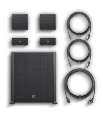 LD Systems Portable Array System AV Set Including Speaker Cables