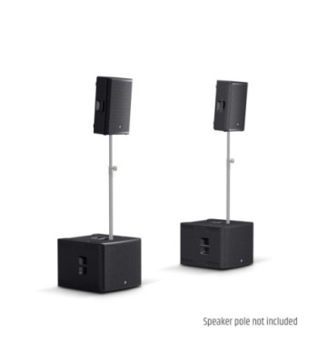 LD Systems 2 x 12" passive PA Speaker + 2 x 18" passive Subwoofer + Amping Rack