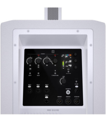 LD Systems Compact cardioid column PA system with digital mixer