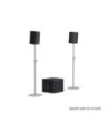 LD Systems 2 x 8" powered PA Speaker + 1 x 15" powered Subwoofer