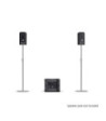 LD Systems 2 x 8" powered PA Speaker + 1 x 15" powered Subwoofer