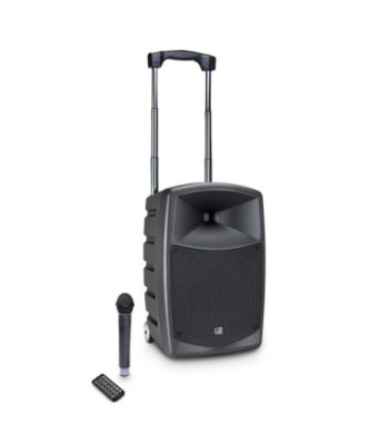 LD Systems Battery Powered Bluetooth Speaker with Mixer and Wireless Microphone