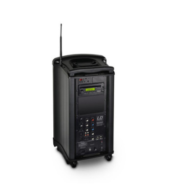LD Systems Portable PA Loudspeaker with Handheld Microphone