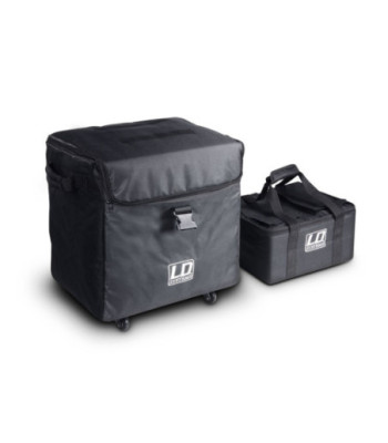 LD Systems Transport bags with wheels for DAVE 8 systems