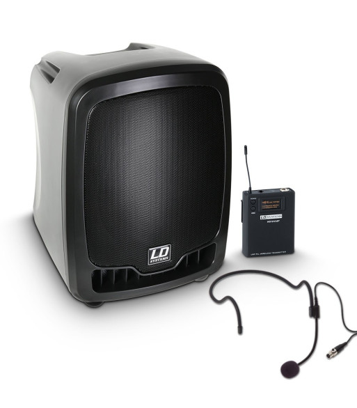 LD Systems Portable PA Loudspeaker with Headset