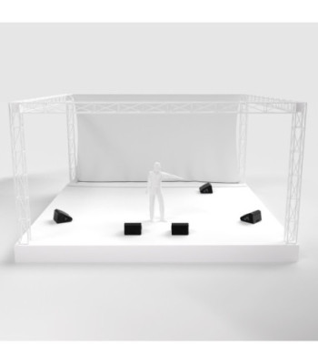 LD Systems 8" powered coaxial stage monitor