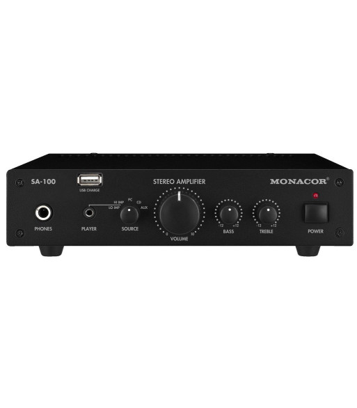 Forstærker 2x50Wmax - SA-100 MONACOR