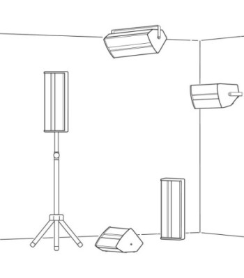 PA-højttaler - PAB-306/WS Monacor