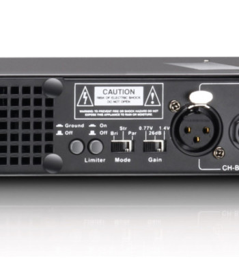 LD Systems PA Power Amplifier Class D 2 x 100 W 4 Ohms