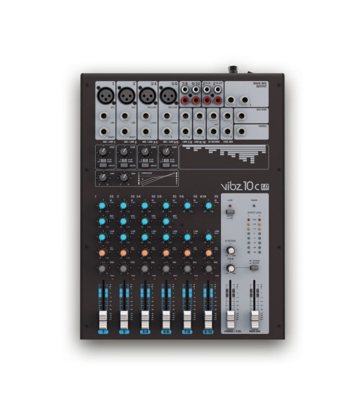 LD Systems 10 Channel Mixing Console with Compressor