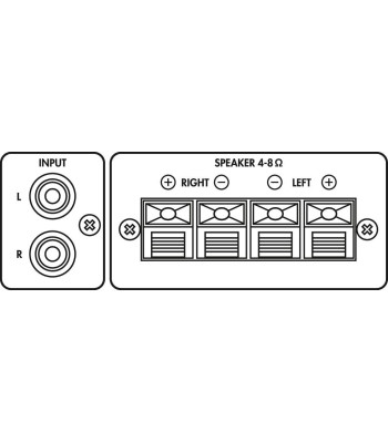 Forstærker 2x100Wmax - SA-200 MONACOR