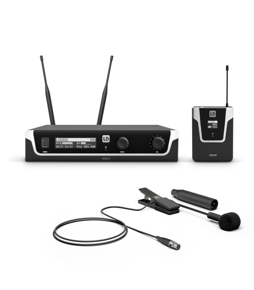 LD Systems Wireless Microphone System with Bodypack and Brass Instrument Microphone - 584 _ 608 MHz.