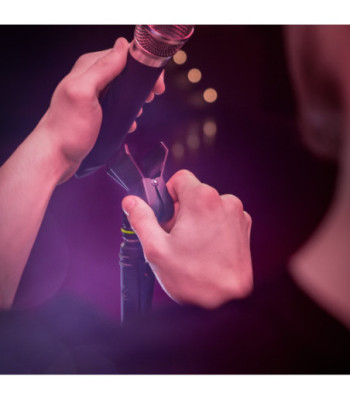 Gravity Universal Microphone Clamp for Handheld Microphones