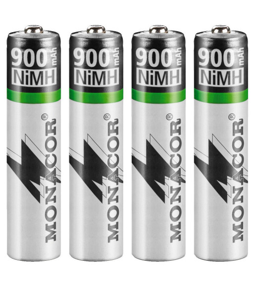 Batteripakke NiMH AAA - NIMH-900R/4 MONACOR