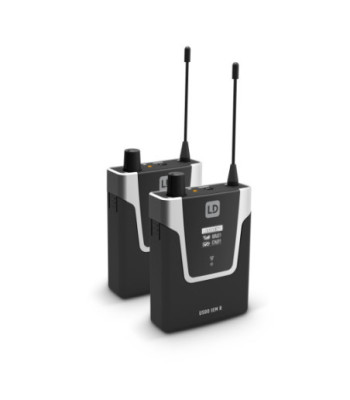 LD Systems In-Ear Monitoring System with 2 x Bodypack - 655 - 679 MHz