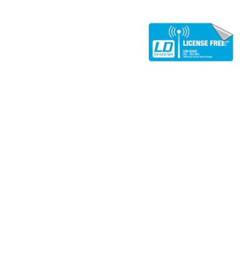 LD Systems Receiver for LDMEI100G2 In-Ear Monitoring System