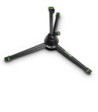 Gravity Microphone Stand with Folding Tripod Base and 2-Point Adjustment Telescoping Boom