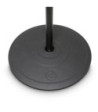 Gravity Short Microphone Stand with Round Base and 2-Point Adjustment Telescoping Boom