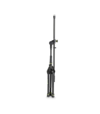 Gravity Short Microphone Stand with Folding Tripod Base and 2-Point Adjustment Boom
