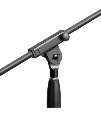 Tripod Microphone Stand with Boom Arm and Locking Leg