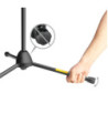 Tripod Microphone Stand with Boom Arm and Locking Leg