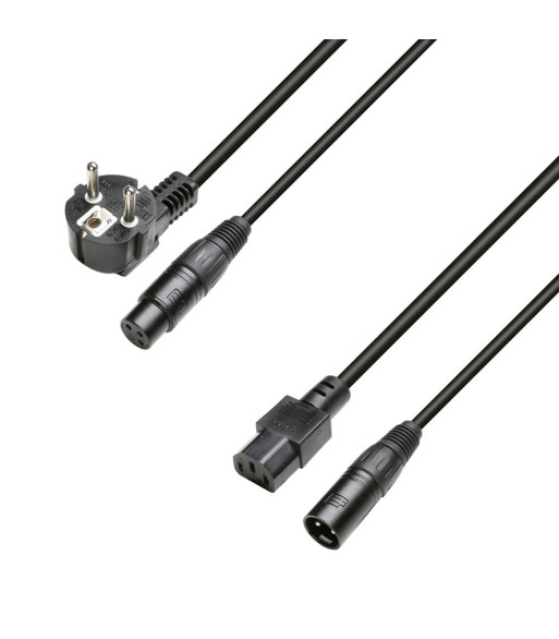 Hybrid Cable | Power & Audio | Cold-Device-Line & XLR | 10 m