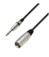 Unbalanced Cable | Adam Hall® XLR Male x Jack TS | 1 m
