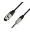 Balanced Cable | Rean® XLR Female x Jack TRS | 3 m