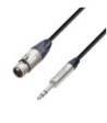 Balanced Cable Neutrik® XLR female to Jack TRS | 5 m