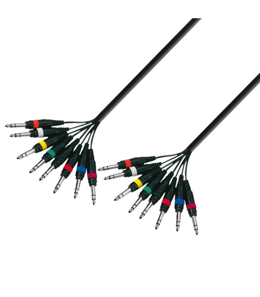 Studio Loom Cable | Adam Hall® 8 Jack TRS x 8 Jack TRS | 3 m