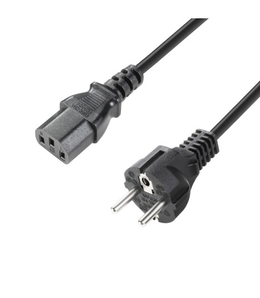 Power Cable | Adam Hall® IEC C13 x CEE 7/7 | 1 m
