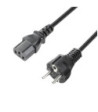 Power Cable | Adam Hall® IEC C13 x CEE 7/7 | 1 m