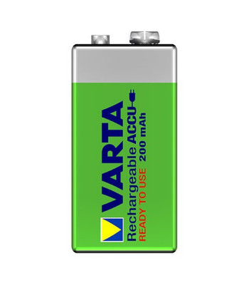VATRA Batteri Rechargeable Battery - 9V Block - 200 mAh